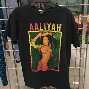 Aaliyah Graphic T-Shirt Blk